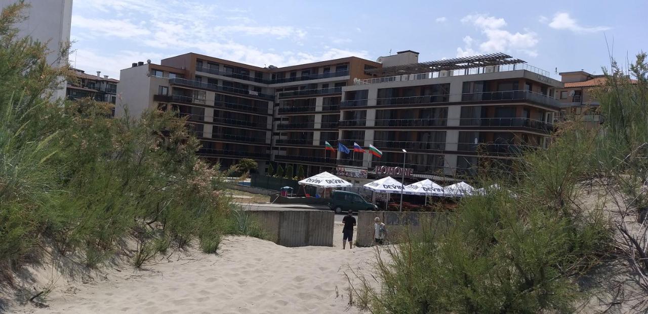 Поморие Главен Плаж Комплекс Pomorie Exteriör bild